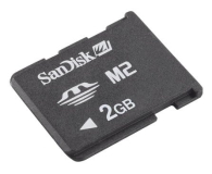 Karta pamięci SANDISK Memory Stick Micro (M2) 2GB (SDMSM2M-002G-B35) - 40361 - zdjęcie 1